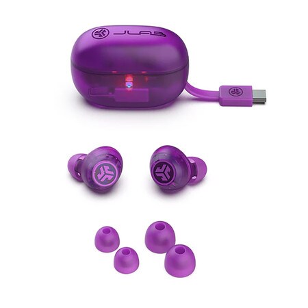 GO POP ANC Wireless Earbuds - Transparent Purple