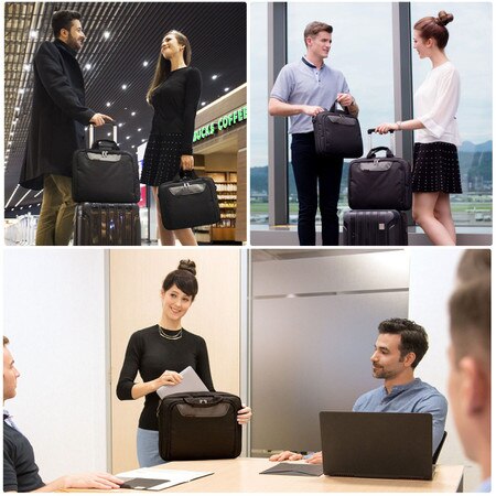 Advance ECO Laptop Bag Briefcase Black for up to 15-16 inch Laptops