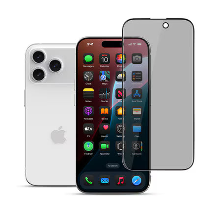 Privacy Tempered Glass Screen Protector for iPhone 17 Pro Max