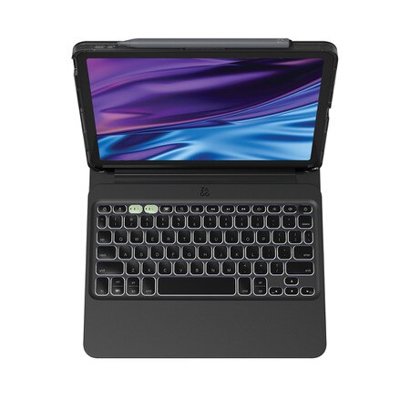 Pro Keys 2 Folio Case w/Detachable Wireless Keyboard Black for iPad Air 11 6th Gen/iPad Air 5th/iPad Air 4th Gen