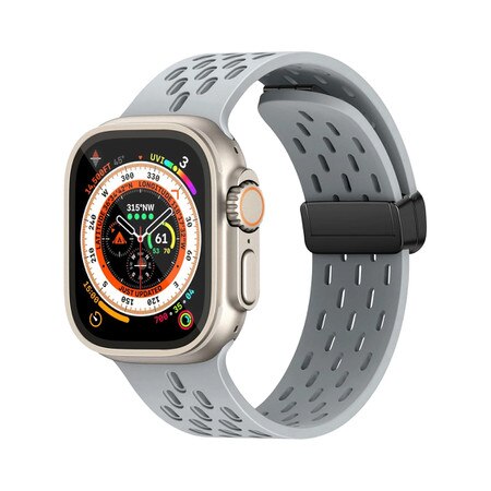 FlexFit Sport Band Cool Gray for Apple Watch 44/45/46/49mm