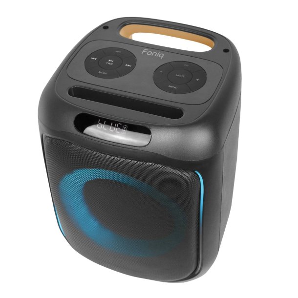 Foniq Atom Karaoke-Style Party Speaker with LED Light Show