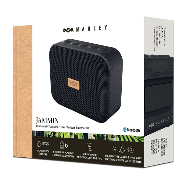 House of Marley Jammin Bluetooth Speaker - Black