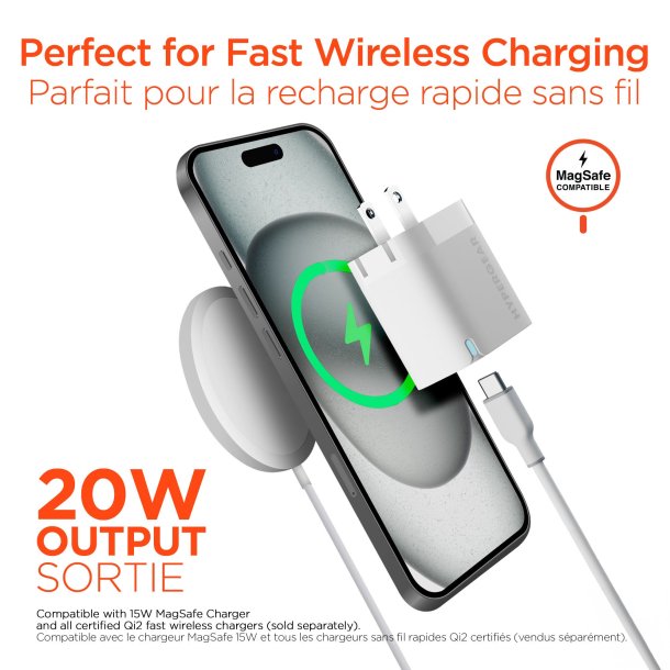 Hypergear 20W USB-C PD Wall Charger Hub w/LED - White