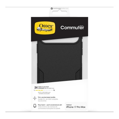 iPhone 17 Pro Max Otterbox Commuter w/MagSafe + Camera Control Case - Black