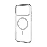 iPhone 17 Pro Max Hypergear Case W/Magnets - Clear - Apple logo cut off