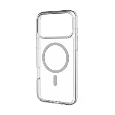iPhone 17 Pro Hypergear Case W/Magnets - Clear - Apple logo cut off