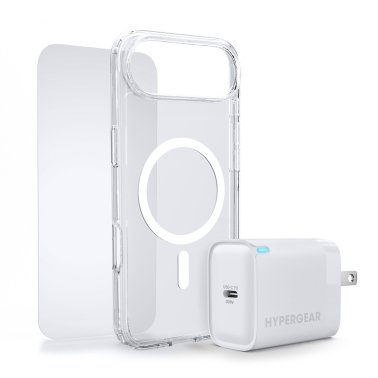 iPhone Air HyperGear Bundle - 30W Hub, Glass, Case w/ Magsafe