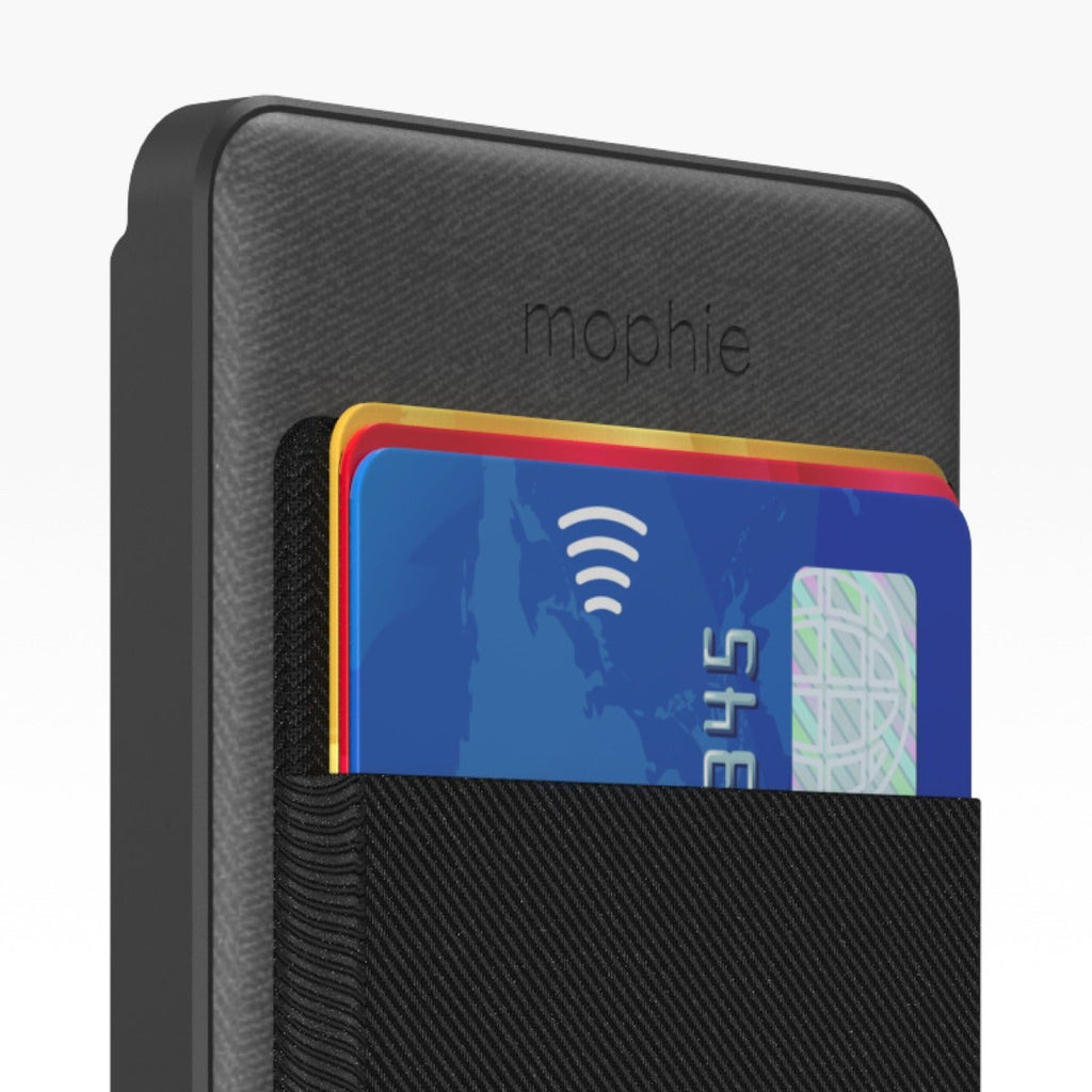 Mophie Snap+ Juice Pack Mini Wallet Case & 5000 mAh Power Bank - Black