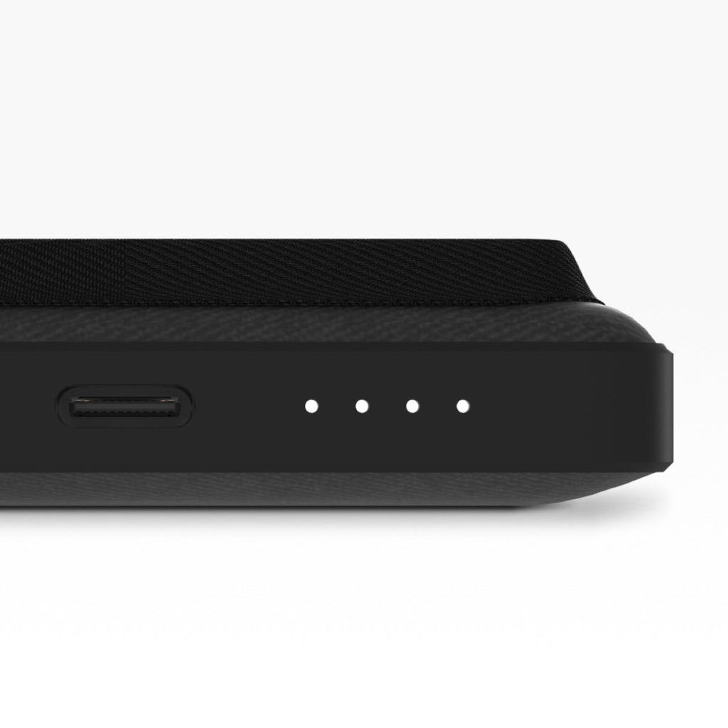 Mophie Snap+ Juice Pack Mini Wallet Case & 5000 mAh Power Bank - Black