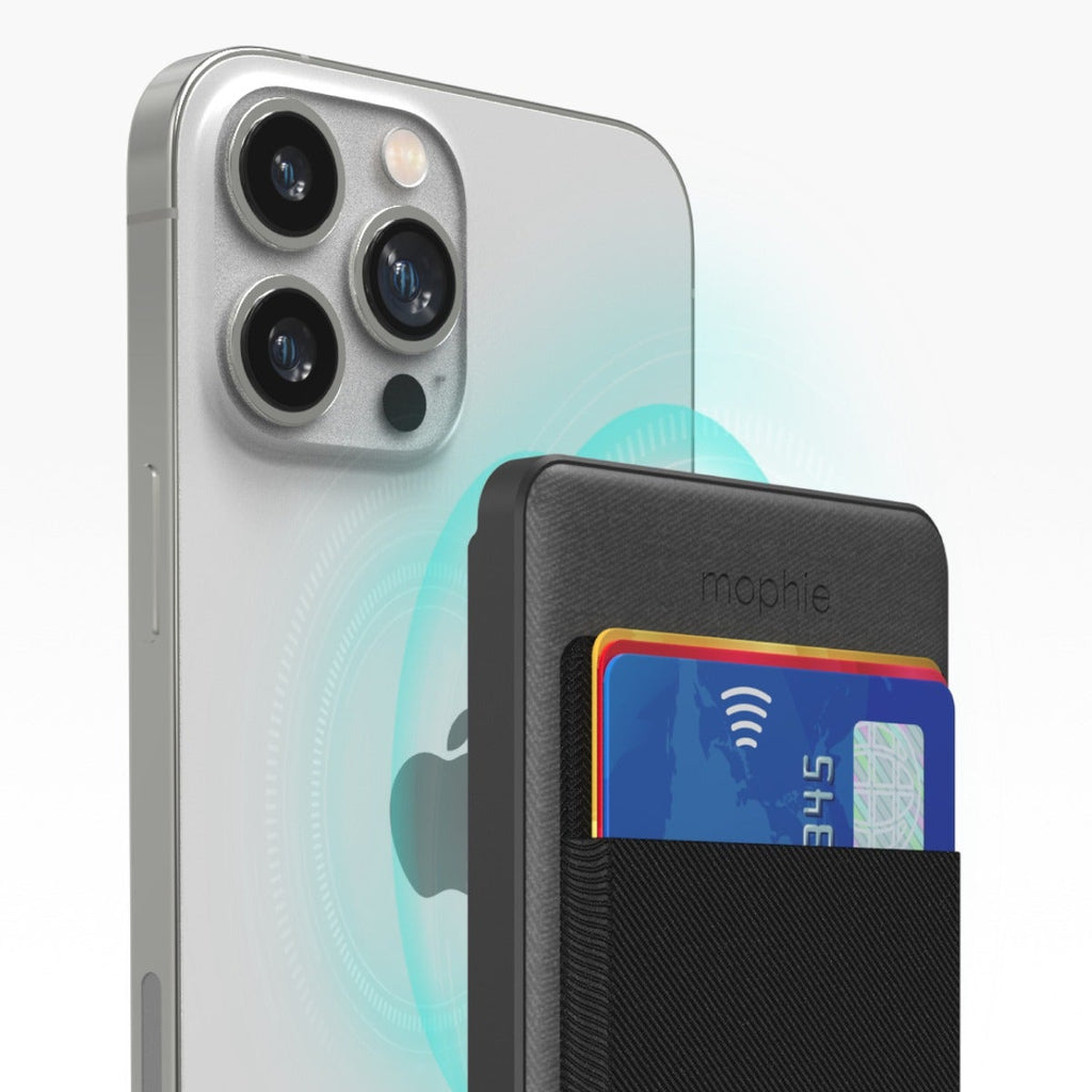 Mophie Snap+ Juice Pack Mini Wallet Case & 5000 mAh Power Bank - Black