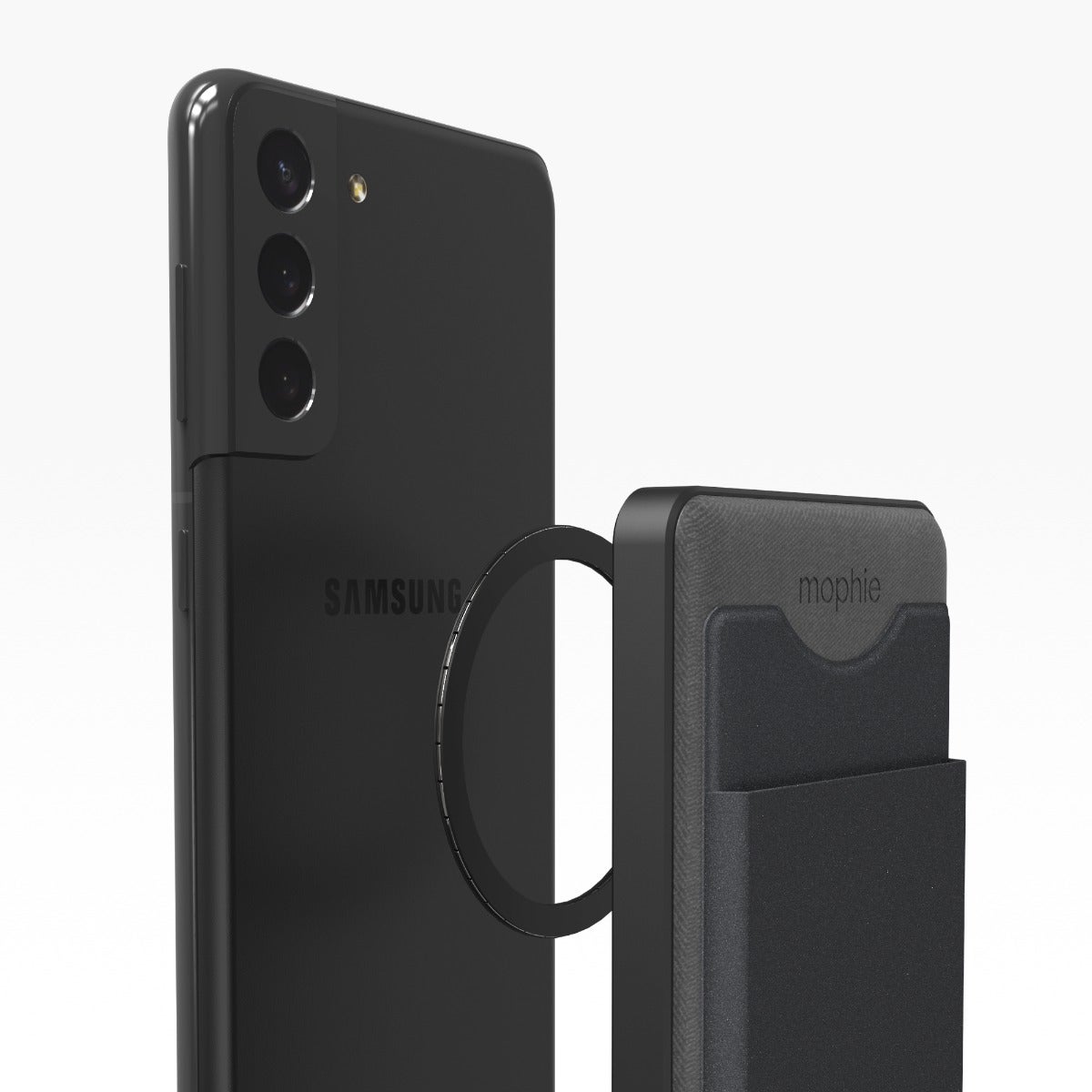 Mophie Snap+ Juice Pack Mini Wallet Case & 5000 mAh Power Bank - Black